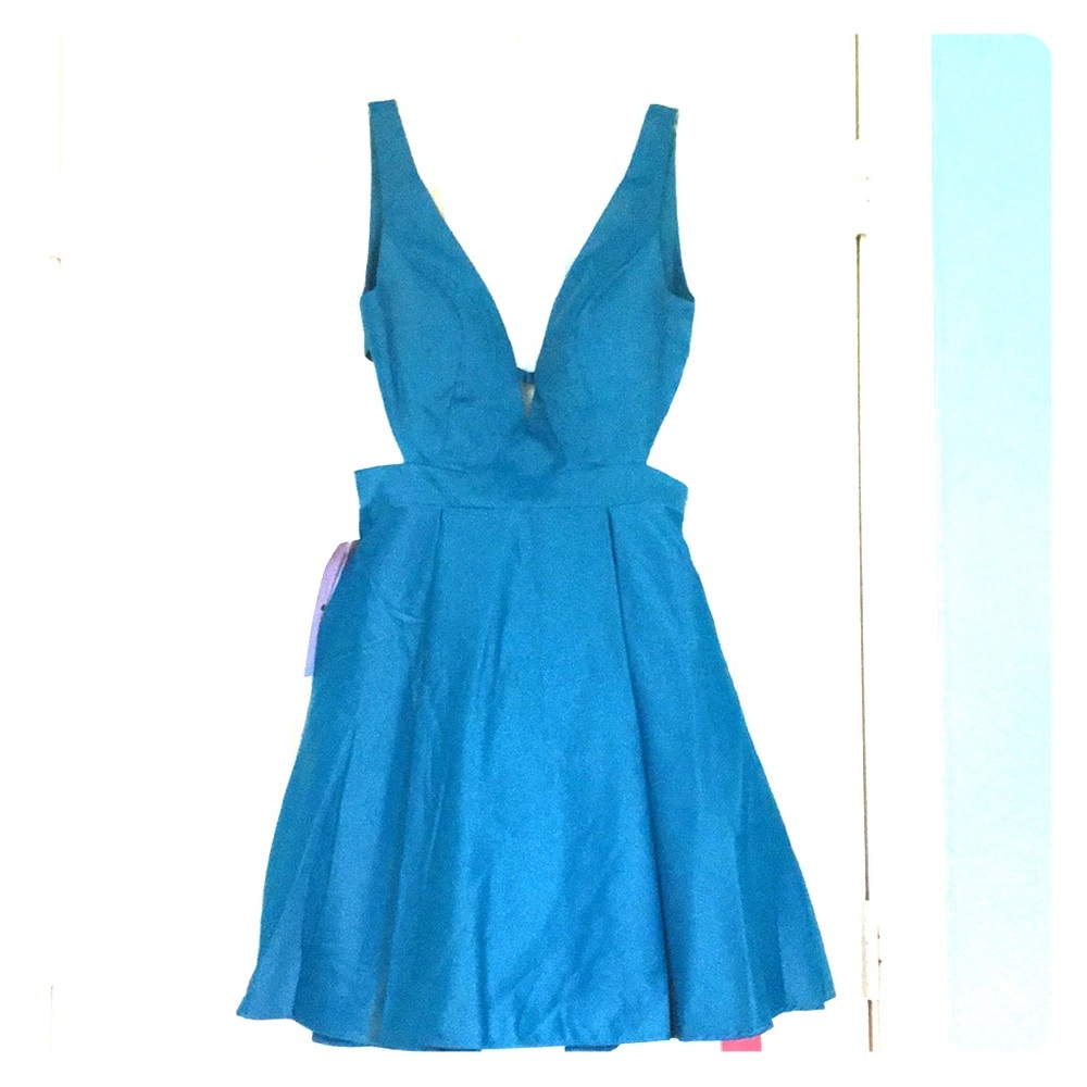 Jovani Teal Dress Mini